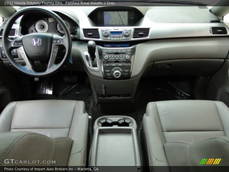 Polished Metal Metallic / Gray 2012 Honda Odyssey Touring Elite