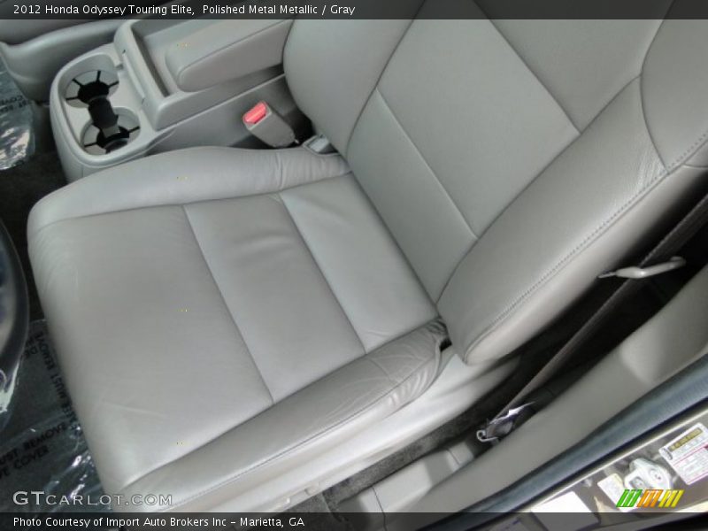 Polished Metal Metallic / Gray 2012 Honda Odyssey Touring Elite