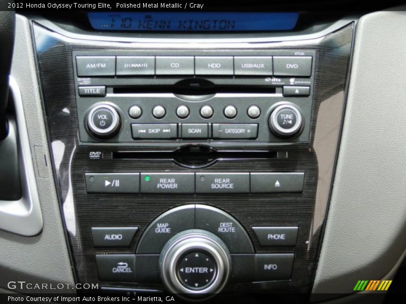 Polished Metal Metallic / Gray 2012 Honda Odyssey Touring Elite