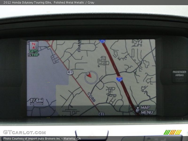Polished Metal Metallic / Gray 2012 Honda Odyssey Touring Elite