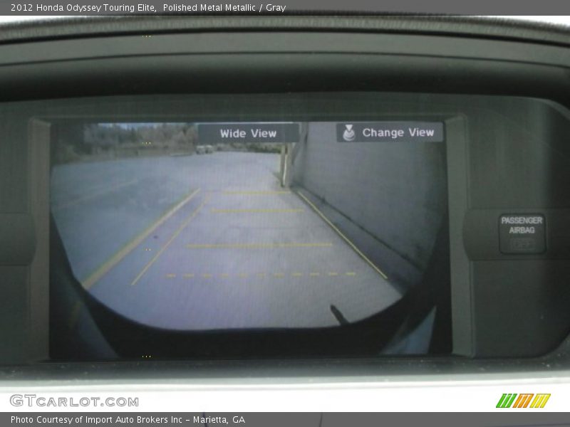 Polished Metal Metallic / Gray 2012 Honda Odyssey Touring Elite