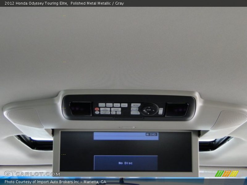Polished Metal Metallic / Gray 2012 Honda Odyssey Touring Elite