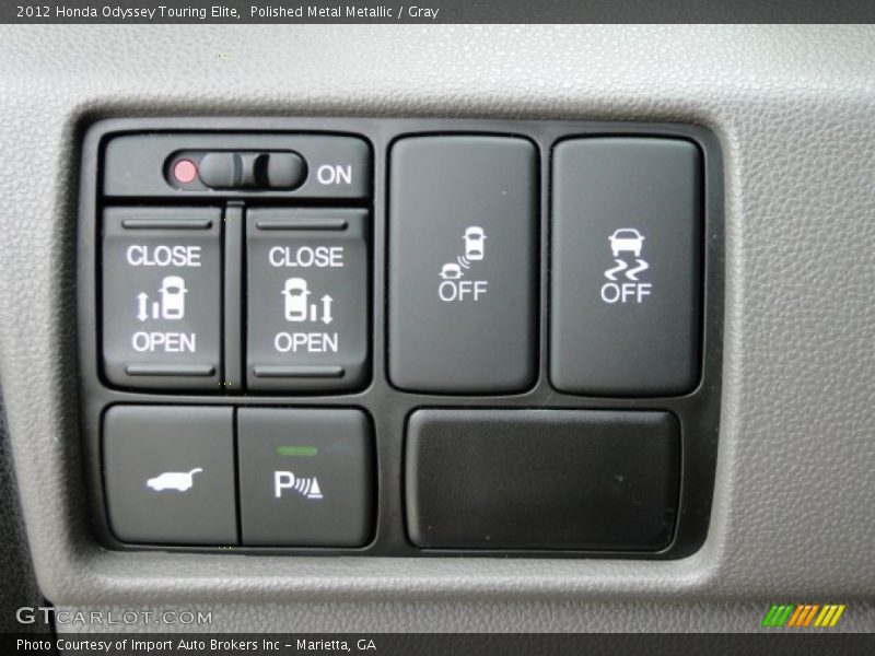 Polished Metal Metallic / Gray 2012 Honda Odyssey Touring Elite