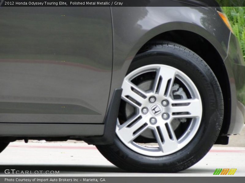 Polished Metal Metallic / Gray 2012 Honda Odyssey Touring Elite