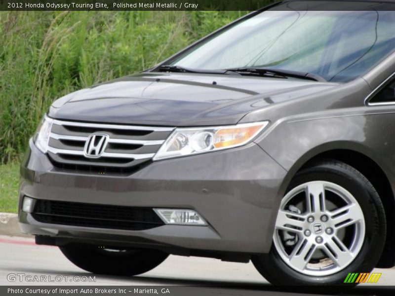Polished Metal Metallic / Gray 2012 Honda Odyssey Touring Elite