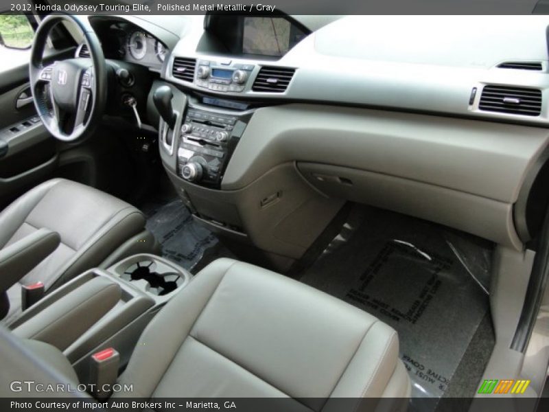 Polished Metal Metallic / Gray 2012 Honda Odyssey Touring Elite