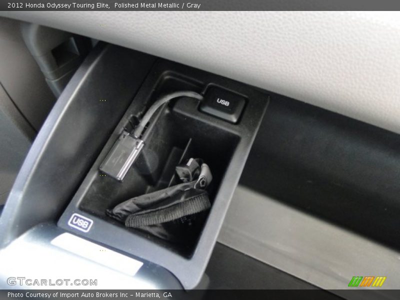 Polished Metal Metallic / Gray 2012 Honda Odyssey Touring Elite