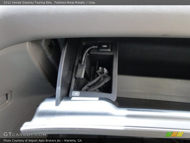 Polished Metal Metallic / Gray 2012 Honda Odyssey Touring Elite