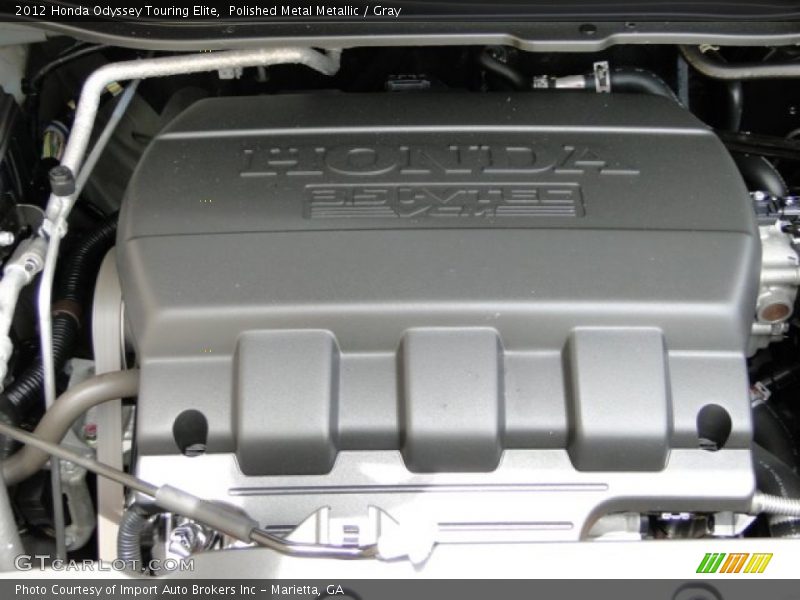Polished Metal Metallic / Gray 2012 Honda Odyssey Touring Elite