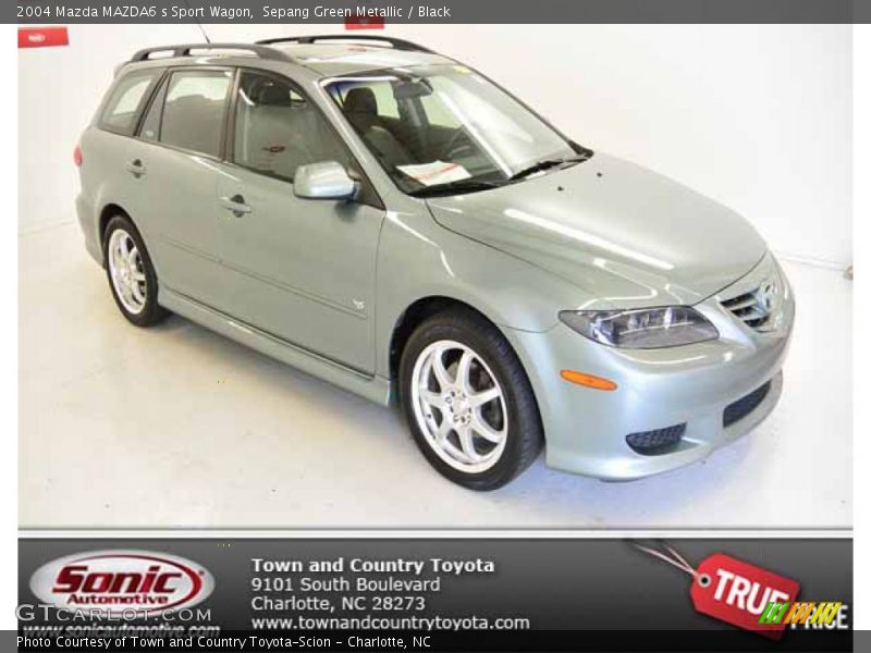 Sepang Green Metallic / Black 2004 Mazda MAZDA6 s Sport Wagon