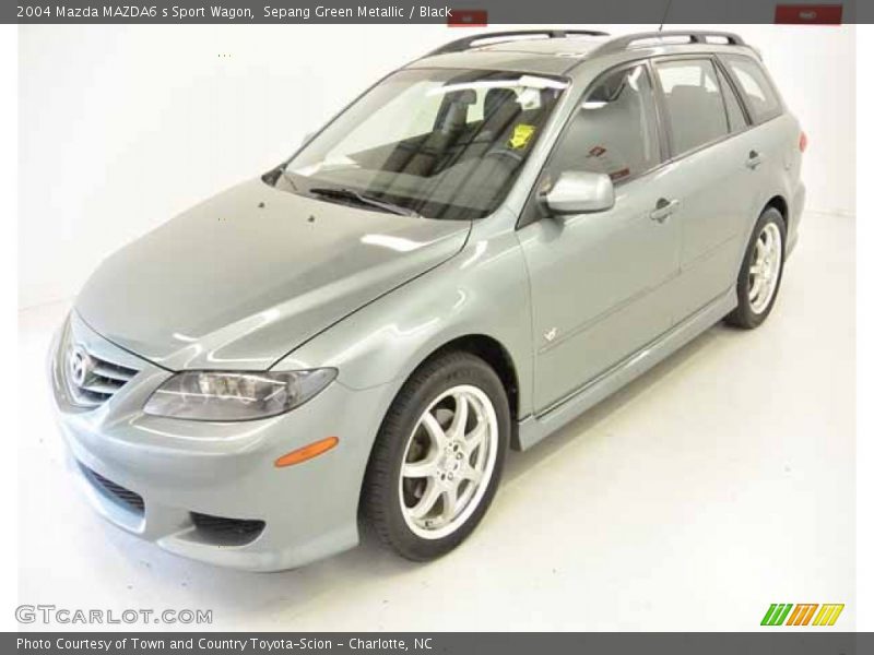 Sepang Green Metallic / Black 2004 Mazda MAZDA6 s Sport Wagon