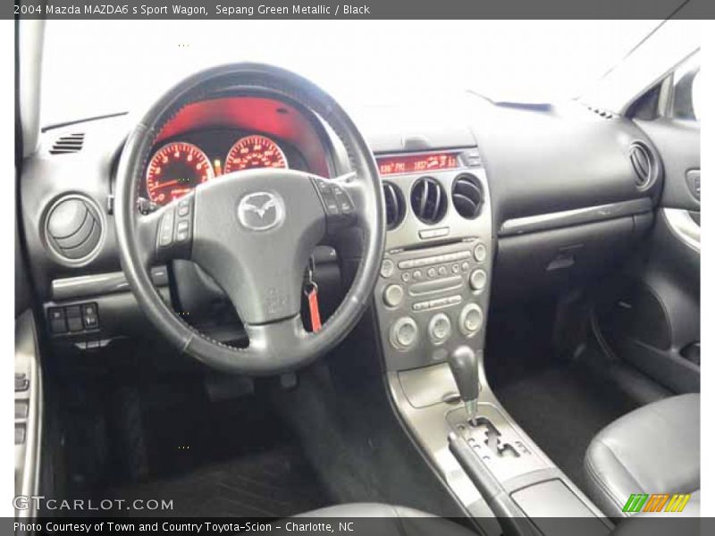 Sepang Green Metallic / Black 2004 Mazda MAZDA6 s Sport Wagon