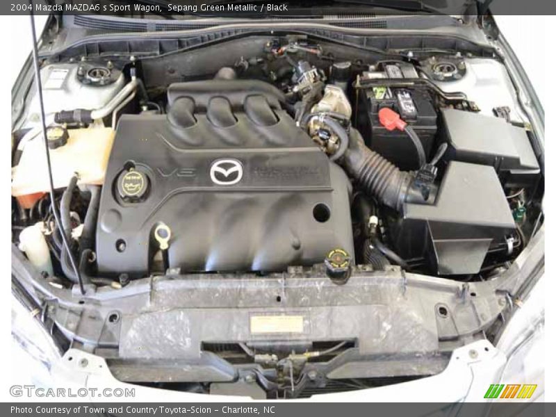 Sepang Green Metallic / Black 2004 Mazda MAZDA6 s Sport Wagon