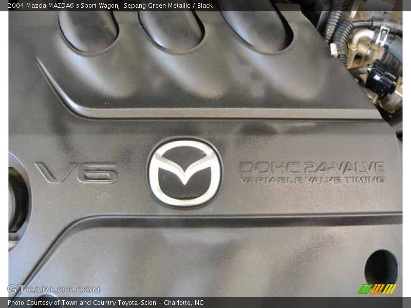 Sepang Green Metallic / Black 2004 Mazda MAZDA6 s Sport Wagon