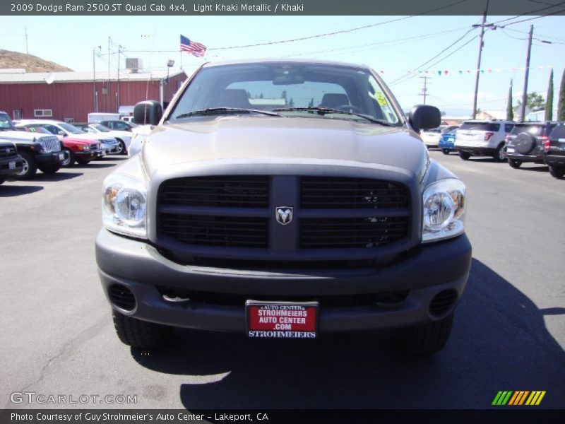 Light Khaki Metallic / Khaki 2009 Dodge Ram 2500 ST Quad Cab 4x4