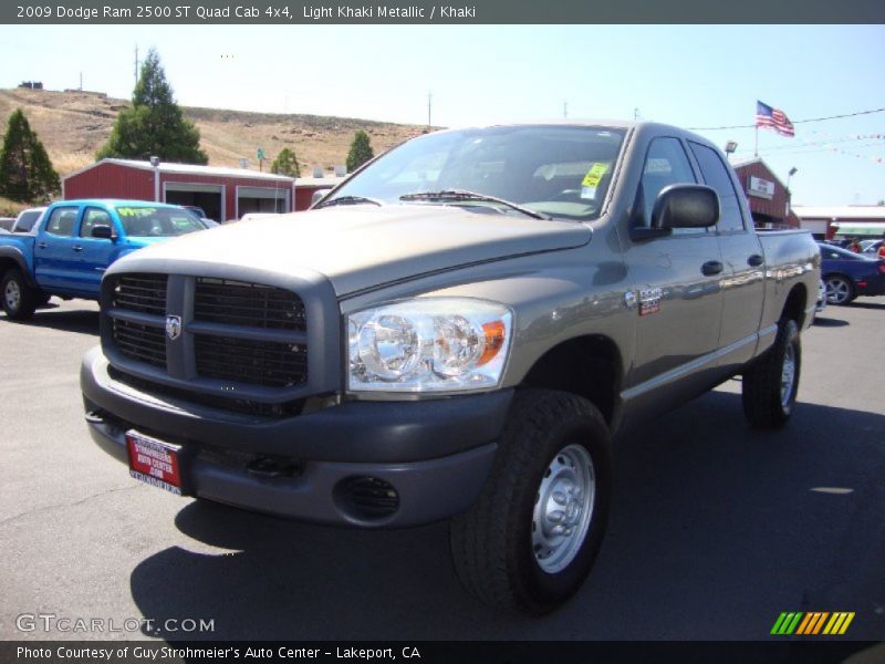 Light Khaki Metallic / Khaki 2009 Dodge Ram 2500 ST Quad Cab 4x4