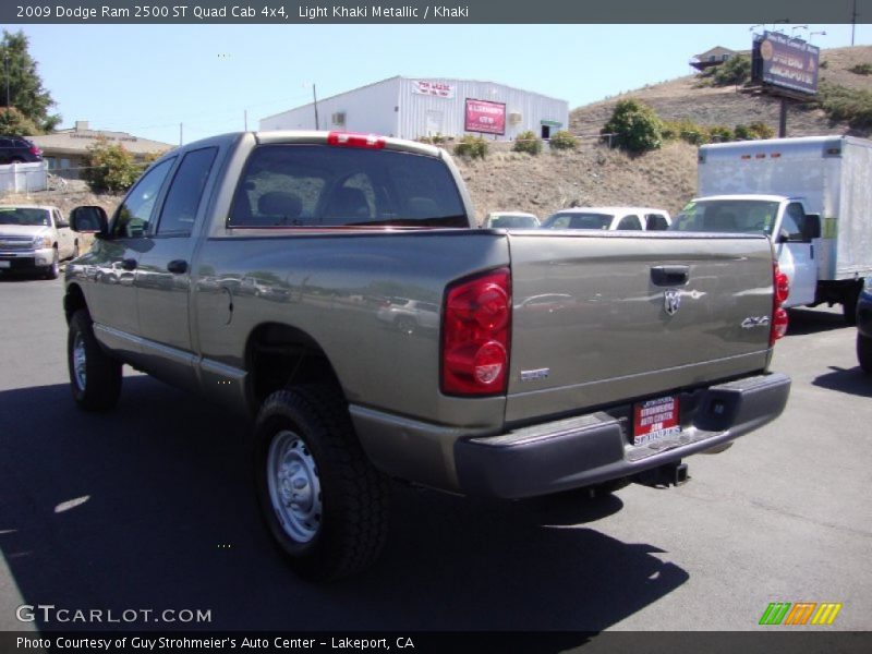 Light Khaki Metallic / Khaki 2009 Dodge Ram 2500 ST Quad Cab 4x4