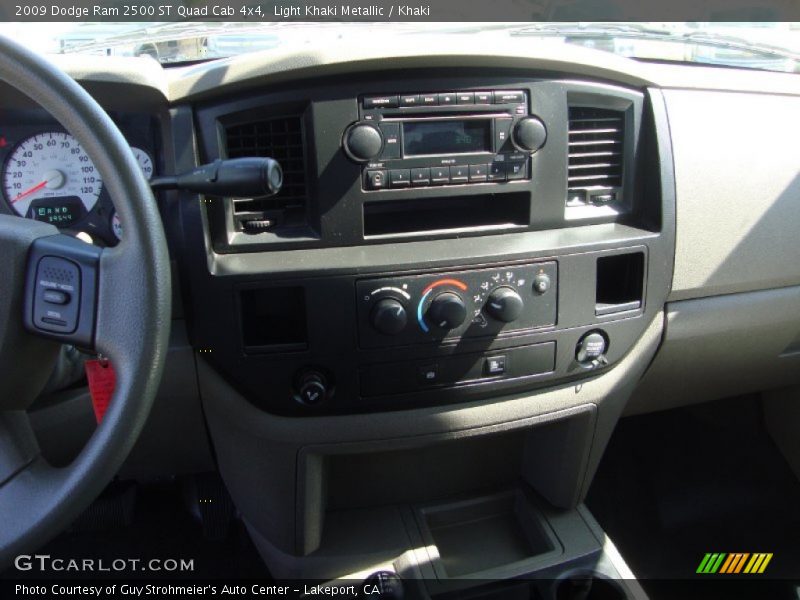Light Khaki Metallic / Khaki 2009 Dodge Ram 2500 ST Quad Cab 4x4