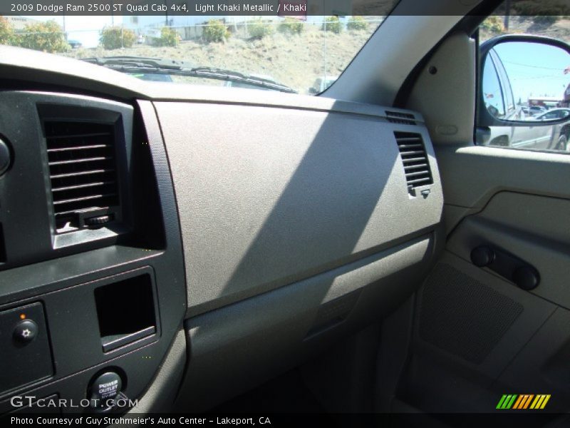 Light Khaki Metallic / Khaki 2009 Dodge Ram 2500 ST Quad Cab 4x4