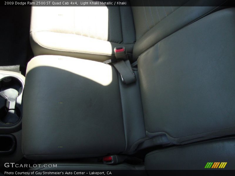 Light Khaki Metallic / Khaki 2009 Dodge Ram 2500 ST Quad Cab 4x4