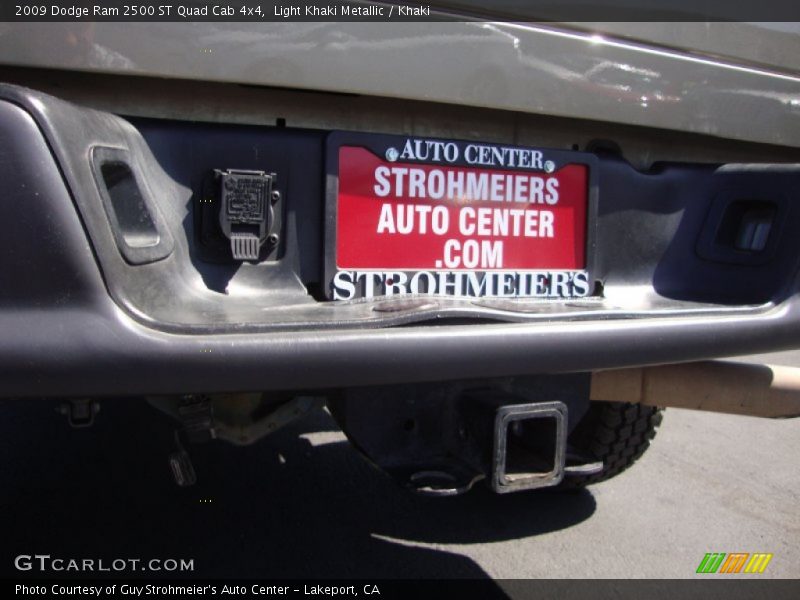 Light Khaki Metallic / Khaki 2009 Dodge Ram 2500 ST Quad Cab 4x4