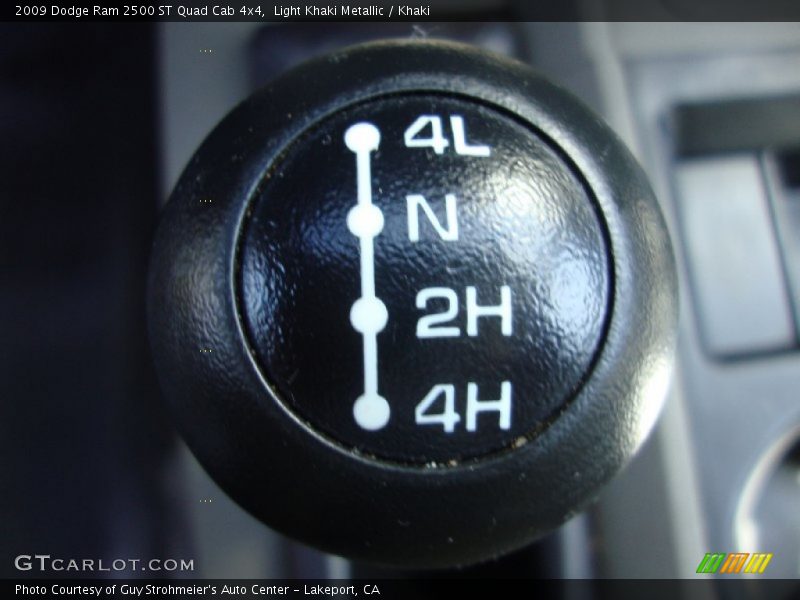 Light Khaki Metallic / Khaki 2009 Dodge Ram 2500 ST Quad Cab 4x4