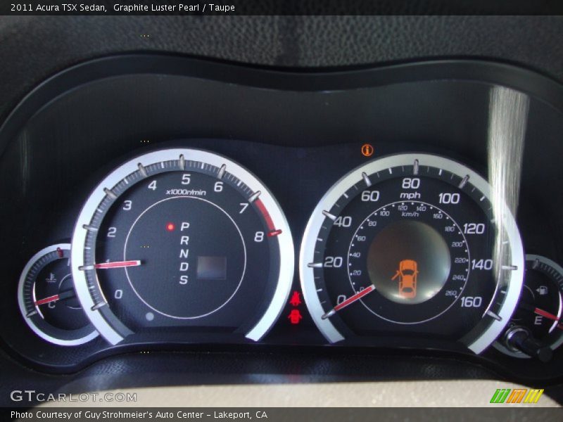 Graphite Luster Pearl / Taupe 2011 Acura TSX Sedan