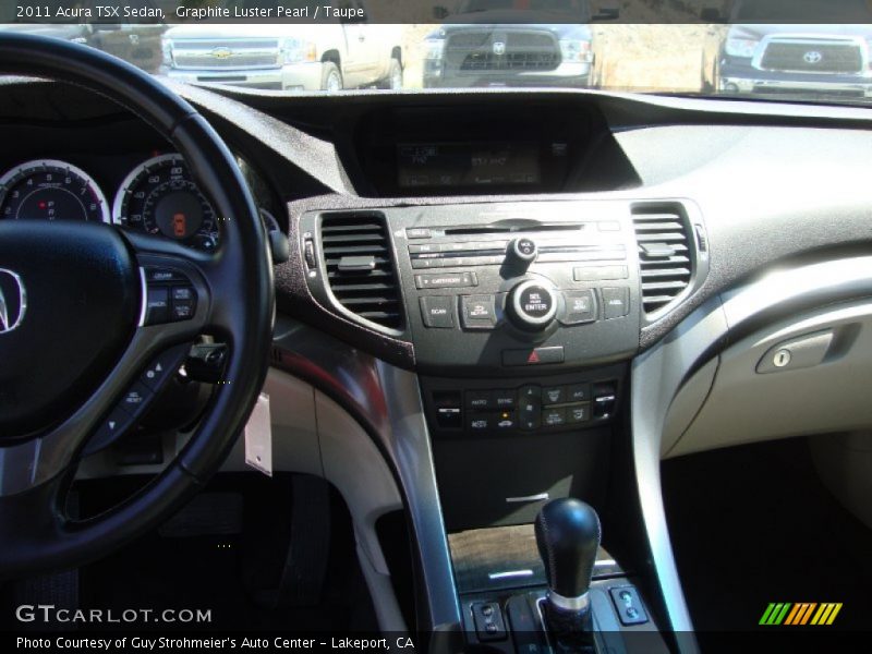 Graphite Luster Pearl / Taupe 2011 Acura TSX Sedan