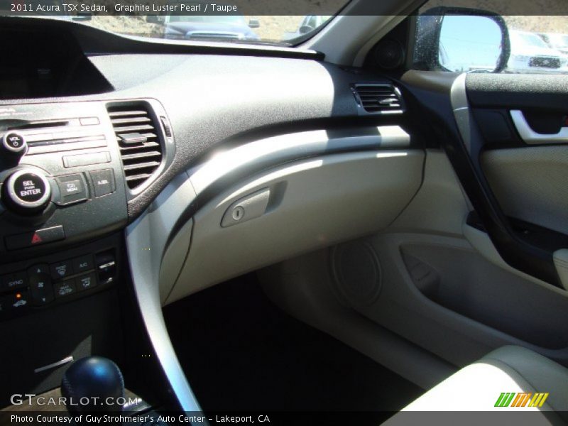 Graphite Luster Pearl / Taupe 2011 Acura TSX Sedan
