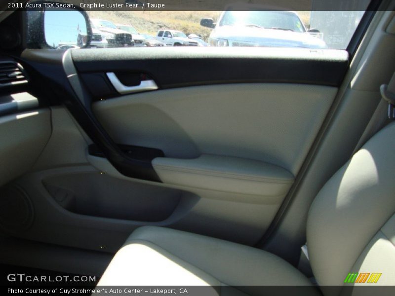 Graphite Luster Pearl / Taupe 2011 Acura TSX Sedan