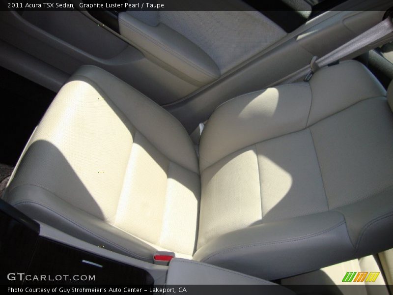 Graphite Luster Pearl / Taupe 2011 Acura TSX Sedan