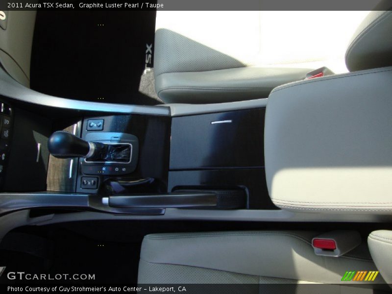 Graphite Luster Pearl / Taupe 2011 Acura TSX Sedan