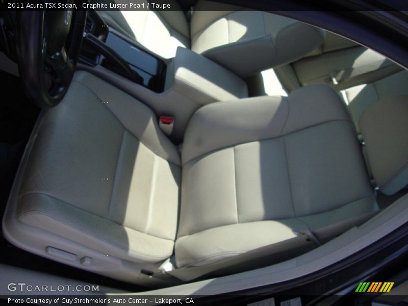 Graphite Luster Pearl / Taupe 2011 Acura TSX Sedan