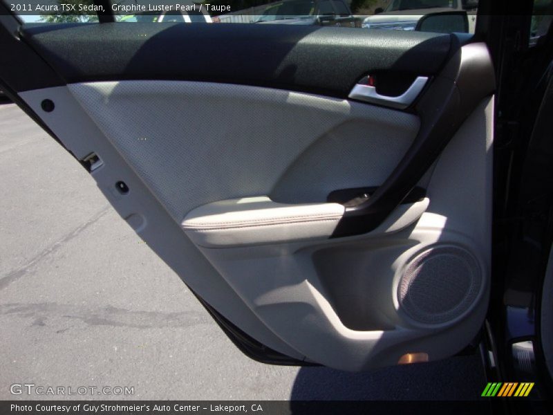 Graphite Luster Pearl / Taupe 2011 Acura TSX Sedan