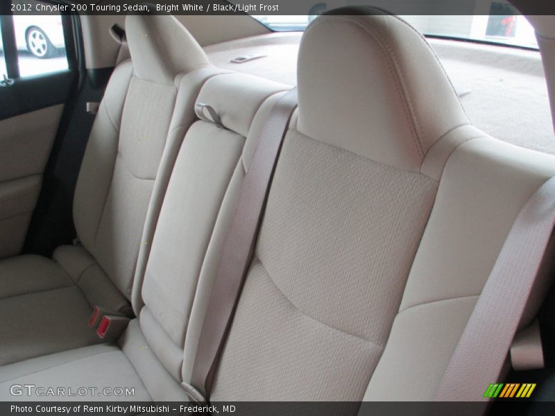 Bright White / Black/Light Frost 2012 Chrysler 200 Touring Sedan