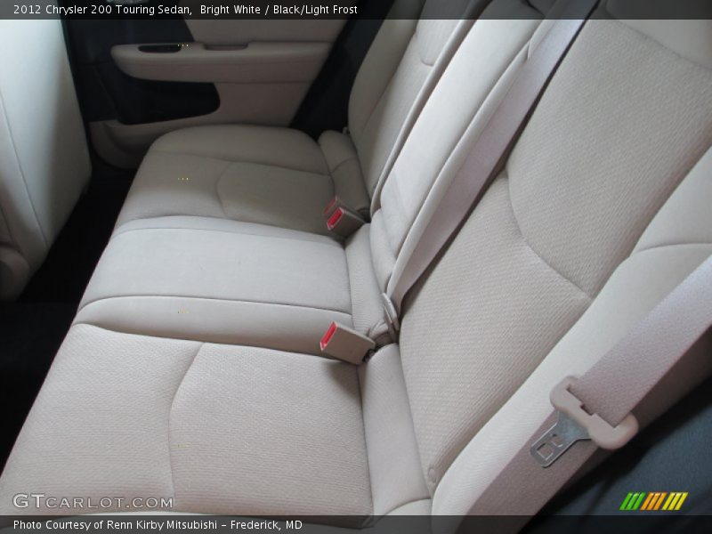 Bright White / Black/Light Frost 2012 Chrysler 200 Touring Sedan