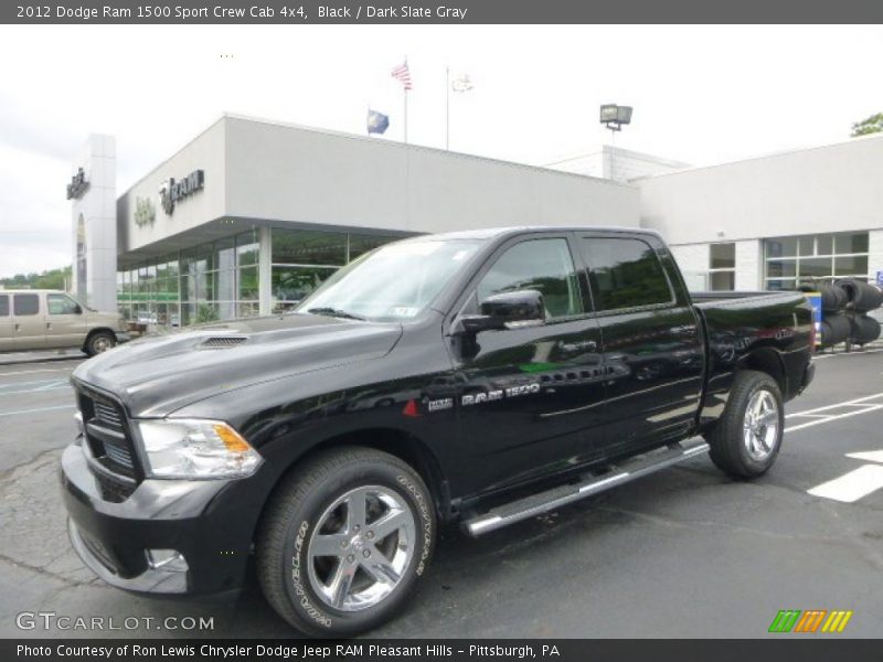 Black / Dark Slate Gray 2012 Dodge Ram 1500 Sport Crew Cab 4x4
