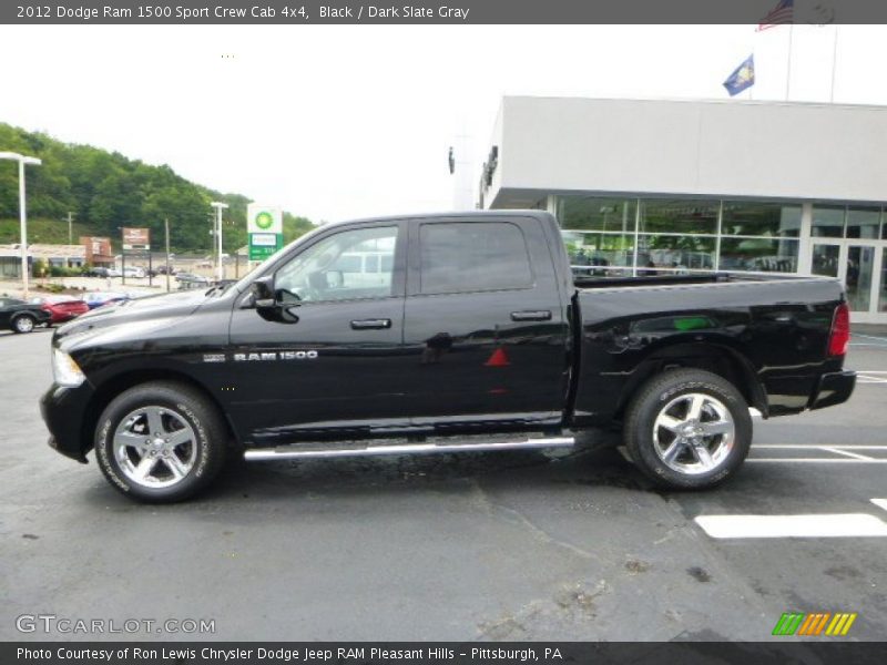 Black / Dark Slate Gray 2012 Dodge Ram 1500 Sport Crew Cab 4x4