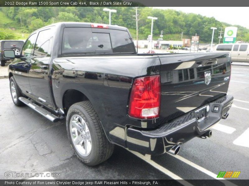Black / Dark Slate Gray 2012 Dodge Ram 1500 Sport Crew Cab 4x4