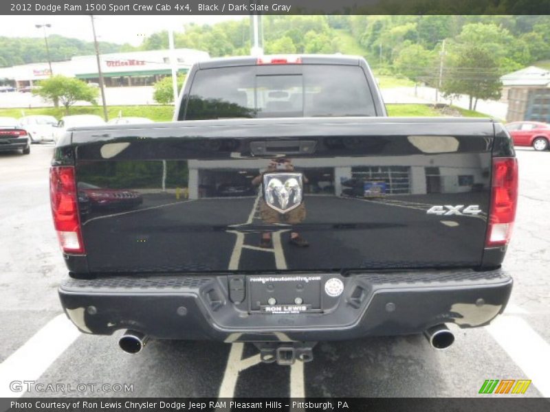 Black / Dark Slate Gray 2012 Dodge Ram 1500 Sport Crew Cab 4x4