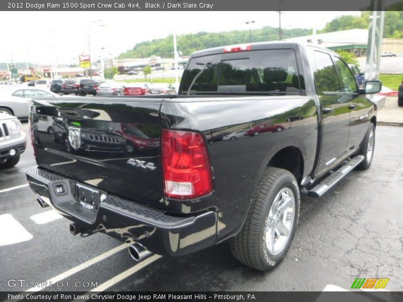 Black / Dark Slate Gray 2012 Dodge Ram 1500 Sport Crew Cab 4x4