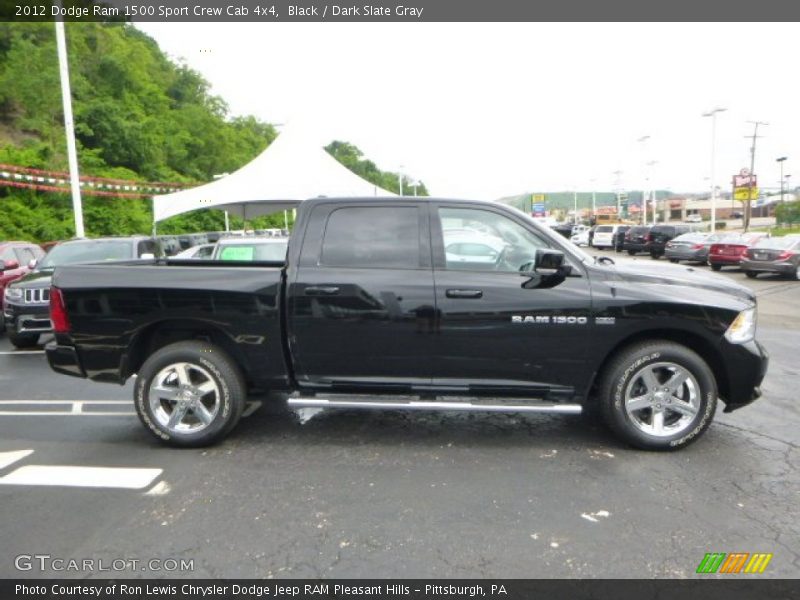 Black / Dark Slate Gray 2012 Dodge Ram 1500 Sport Crew Cab 4x4