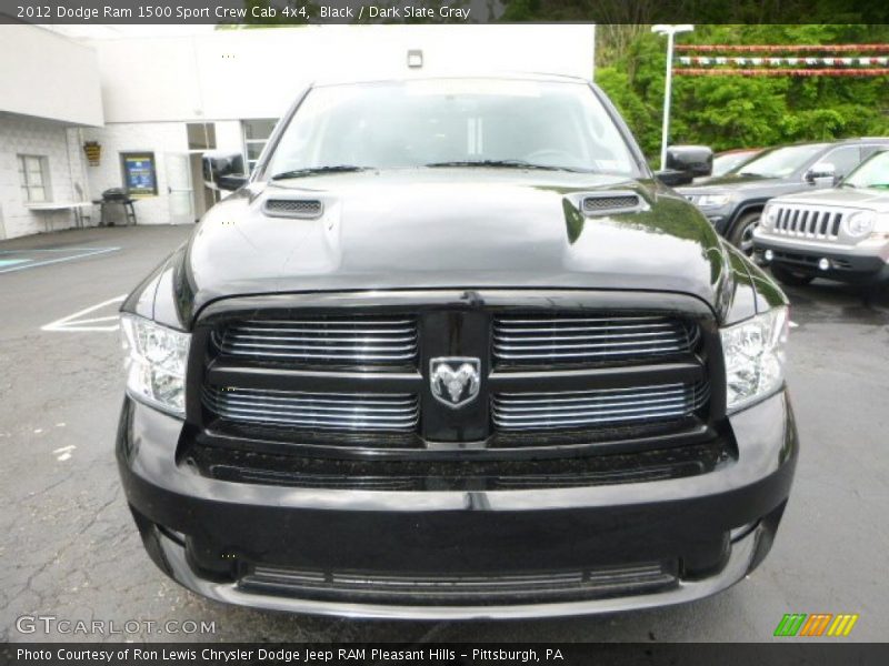 Black / Dark Slate Gray 2012 Dodge Ram 1500 Sport Crew Cab 4x4