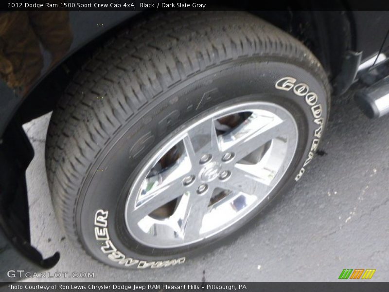 Black / Dark Slate Gray 2012 Dodge Ram 1500 Sport Crew Cab 4x4