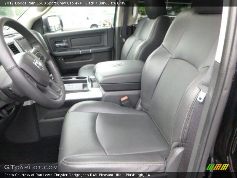 Black / Dark Slate Gray 2012 Dodge Ram 1500 Sport Crew Cab 4x4