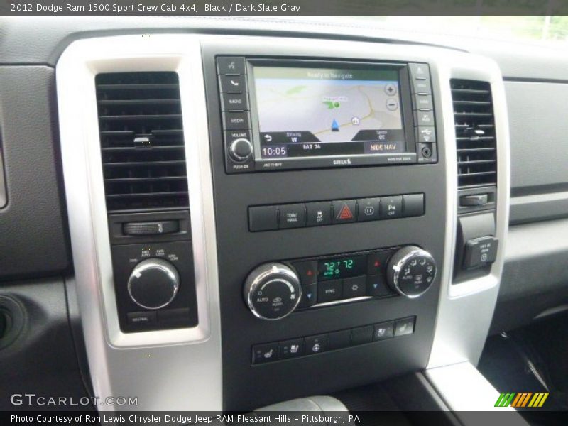 Black / Dark Slate Gray 2012 Dodge Ram 1500 Sport Crew Cab 4x4