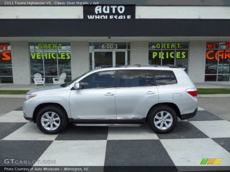 Classic Silver Metallic / Ash 2011 Toyota Highlander V6