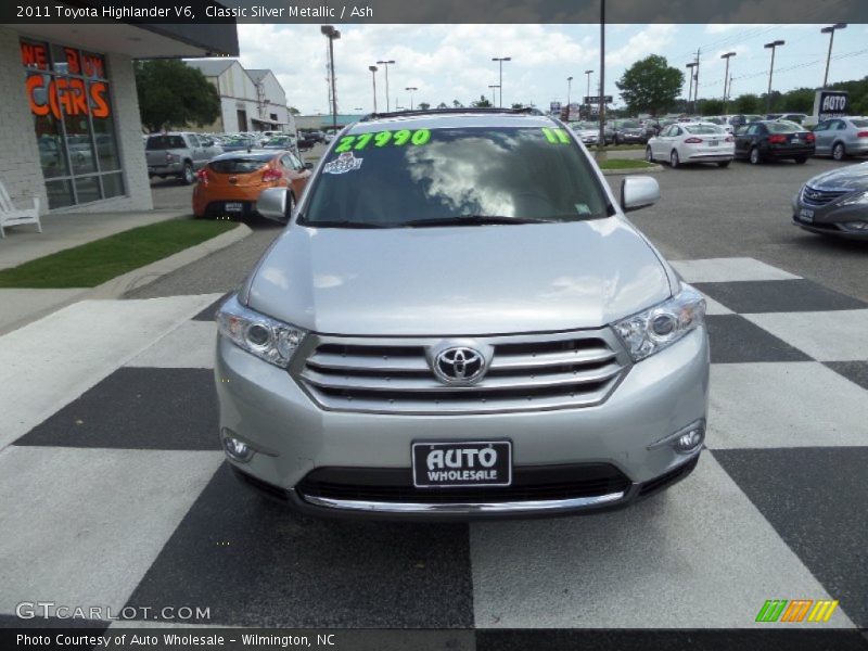 Classic Silver Metallic / Ash 2011 Toyota Highlander V6