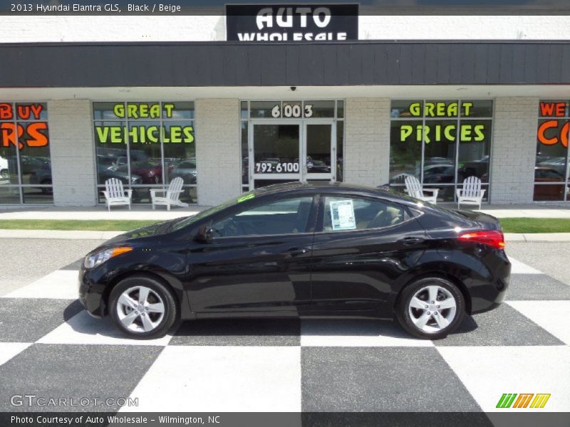Black / Beige 2013 Hyundai Elantra GLS