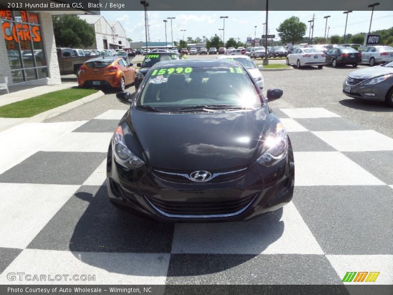 Black / Beige 2013 Hyundai Elantra GLS